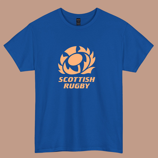 Scotland rugby logo short sleeve t shirt size S-3XL -P