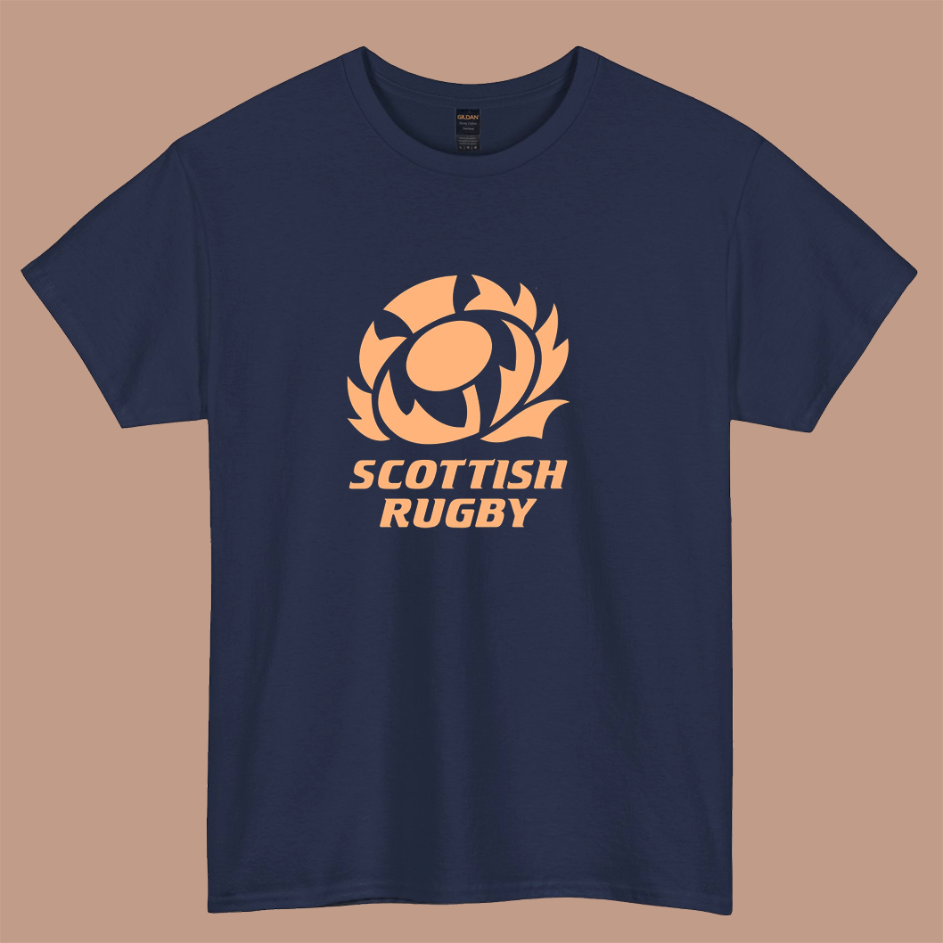 Scotland rugby logo short sleeve t shirt size S-3XL -P