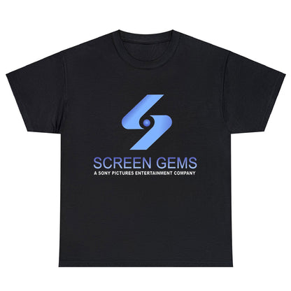 Screen Gems Movie Production Logo Unisex Men's T Shirt Size S to 3XL