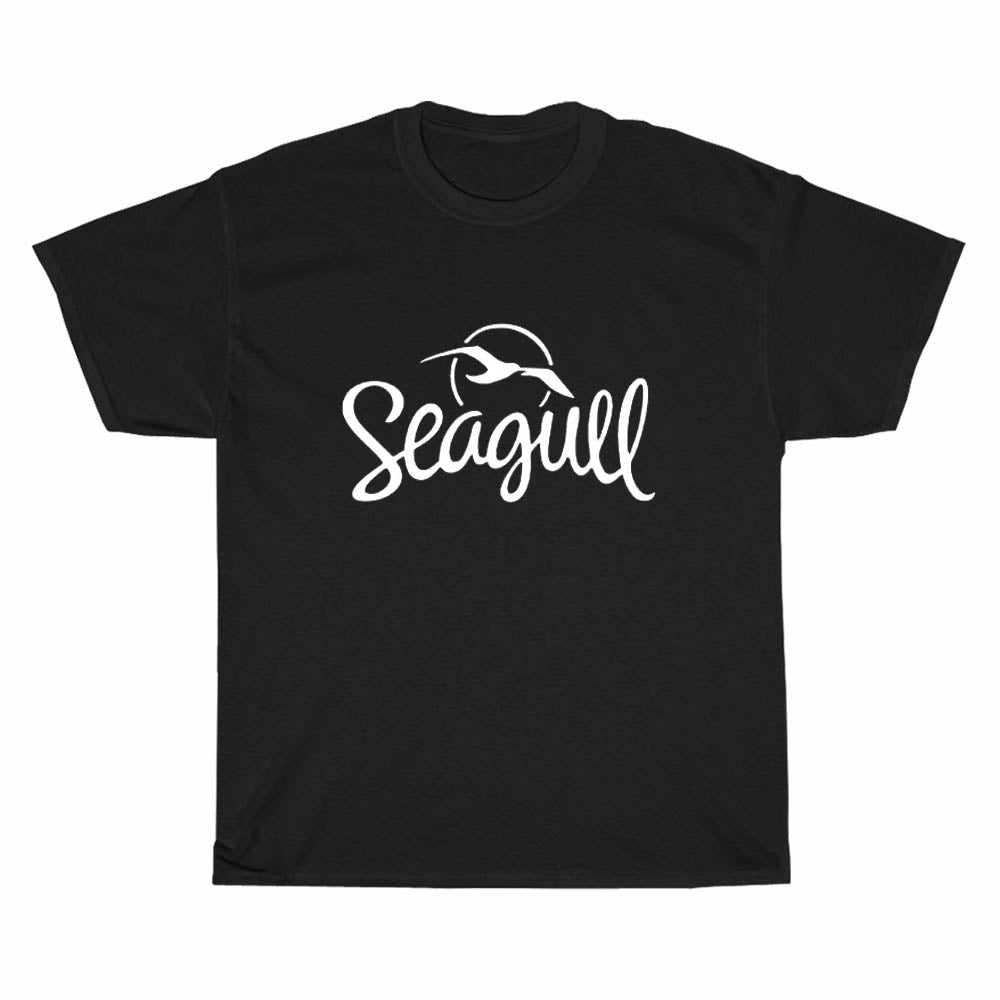 Seagull Guitar Acoustic Logo Men's Unisex T Shirt Size S to 3XL