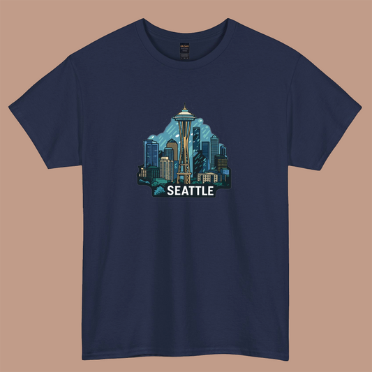 Seattle Rain  logo short sleeve t shirt Size S-3XL -P