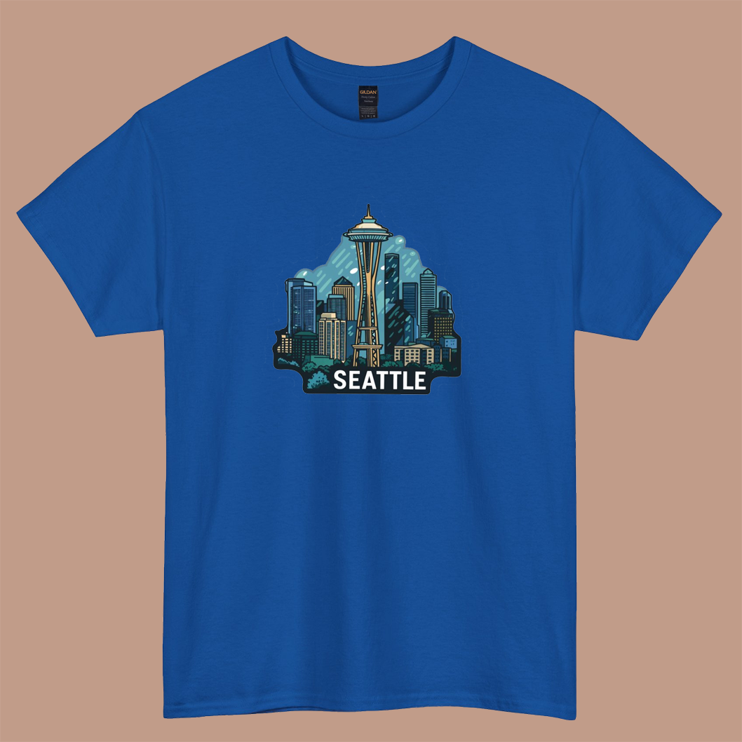 Seattle Rain  logo short sleeve t shirt Size S-3XL -P