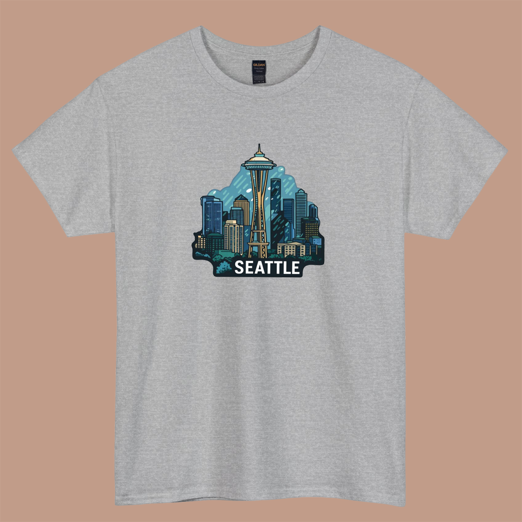 Seattle Rain  logo short sleeve t shirt Size S-3XL -P