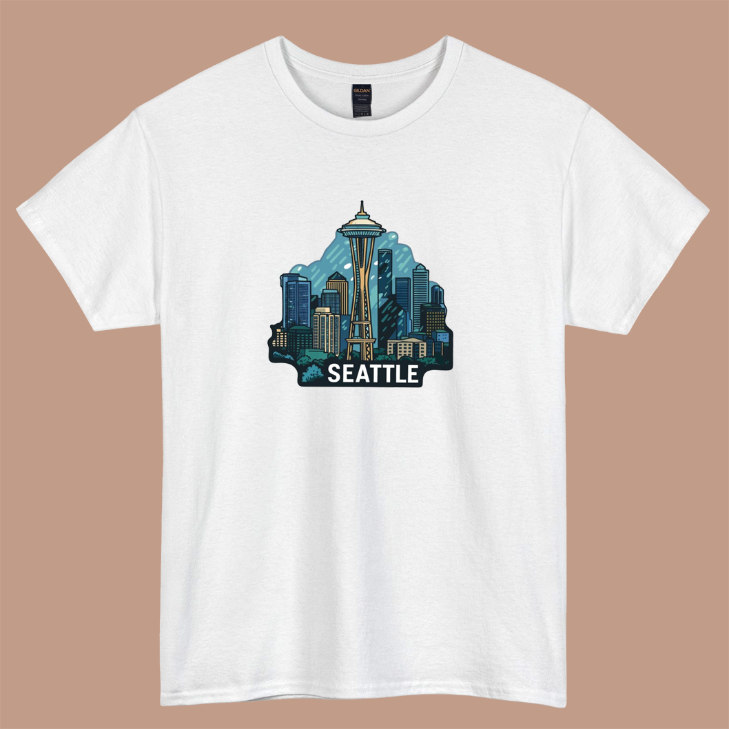 Seattle Rain  logo short sleeve t shirt Size S-3XL -P