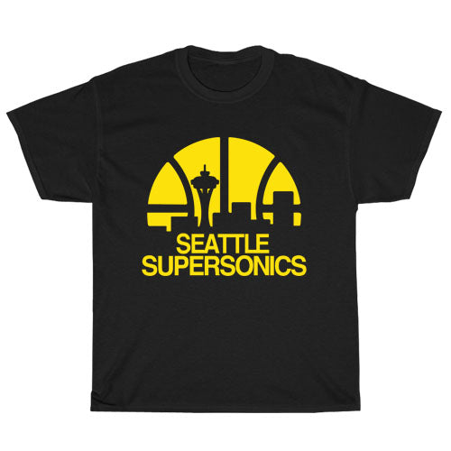 New Brand Seattle Supersonics Unisex T Shirt S -3XL