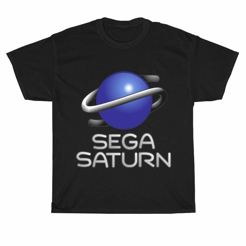Sega Saturn Logo Men's Unisex T Shirt Size S to 3XL