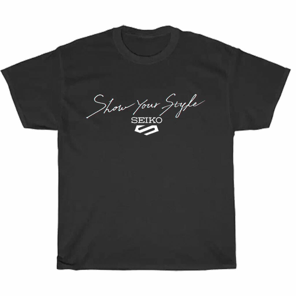 Seiko and symbol Logo Unisex Men's T Shirt Size S to 3XL