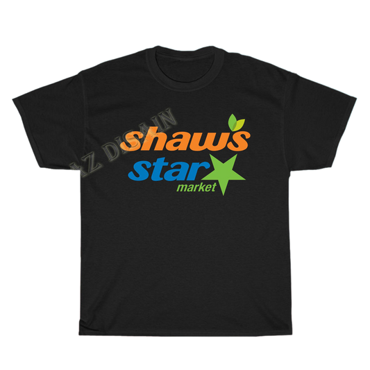 Shaw's and Star Market Logo Men's Unisex T Shirt Size S to 3XL