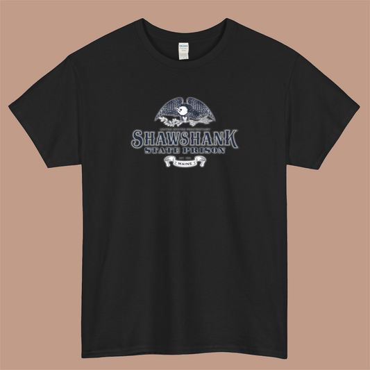 Shawshank State Prison Logo Mens Unisex Short Sleeve T-Shirt Size S-3XL - P