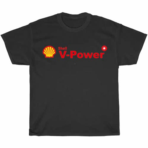 Shell V-Power Logo Men's Unisex T Shirt Size S to 3XL
