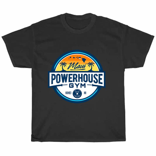 ShopWithAloha - Maui Powerhouse Gym Logo Men's Unisex T Shirt Size S to 3XL