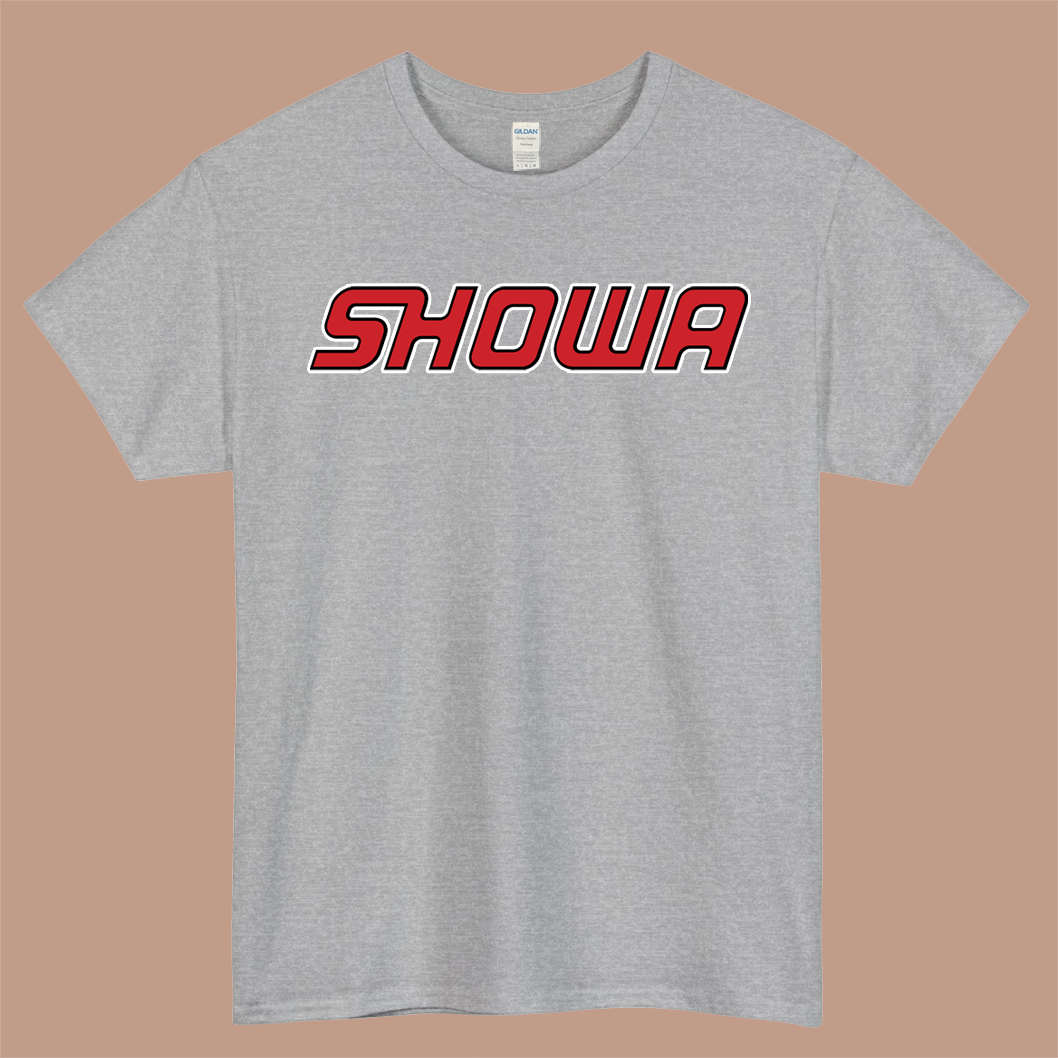 Showa Corporation Logo Mens Unisex Short Sleeve Gray T-Shirt Size S-3XL