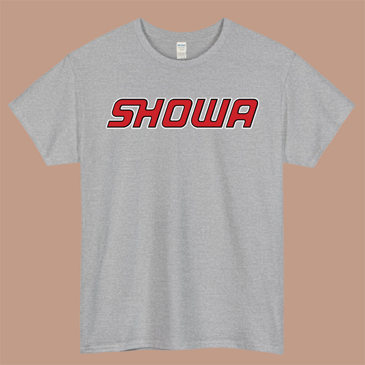 Showa Corporation Logo Mens Unisex Short Sleeve Gray T-Shirt Size S-3XL