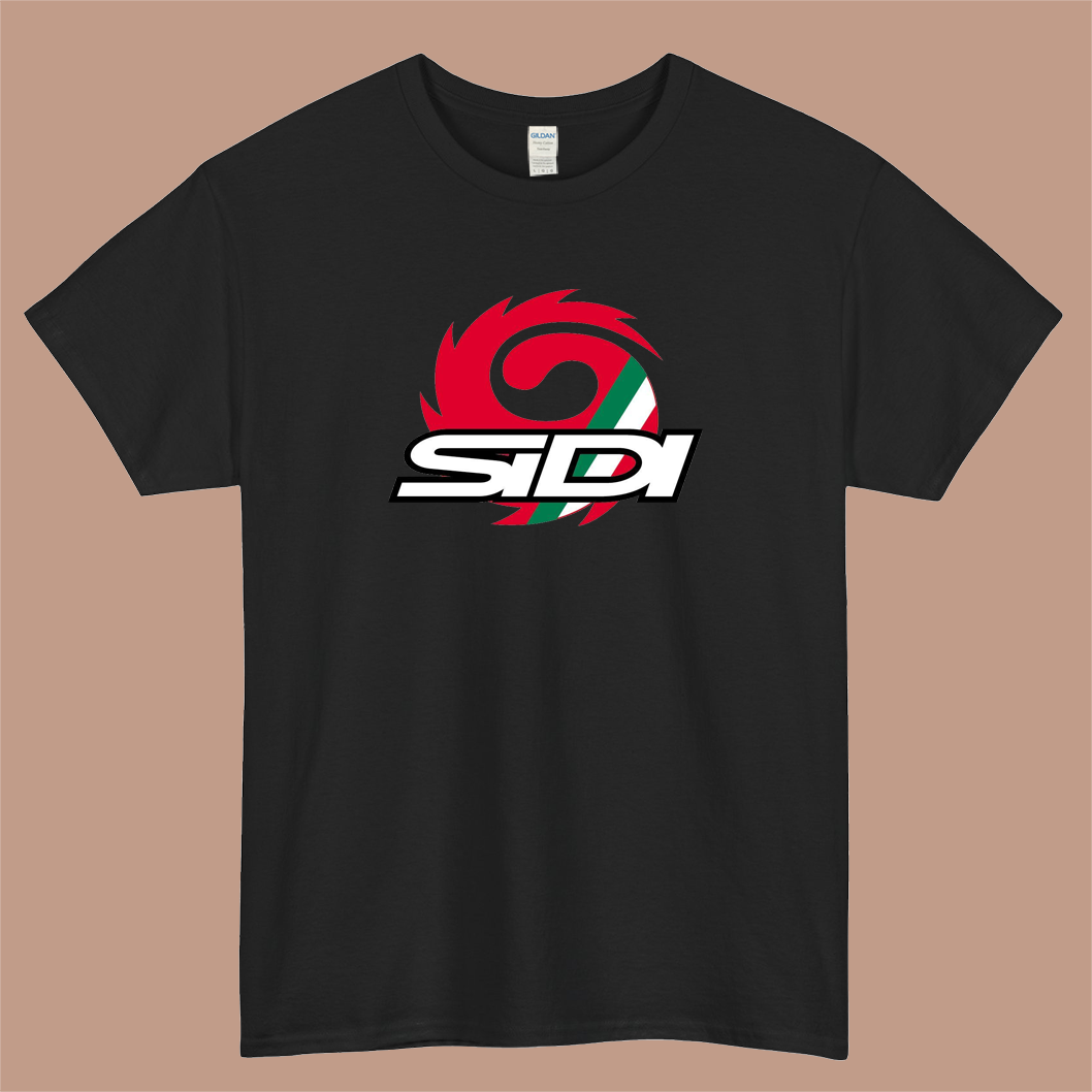 SiDi Logo Mens Unisex Short Sleeve T-Shirt Size S-3XL