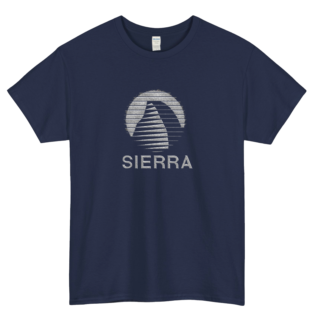 Sierra Online LOGO short sleeve t shirt size S-3XL
