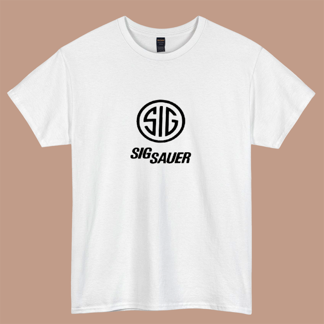 Sig Sauer logo short sleeve t shirt S-3XL -P