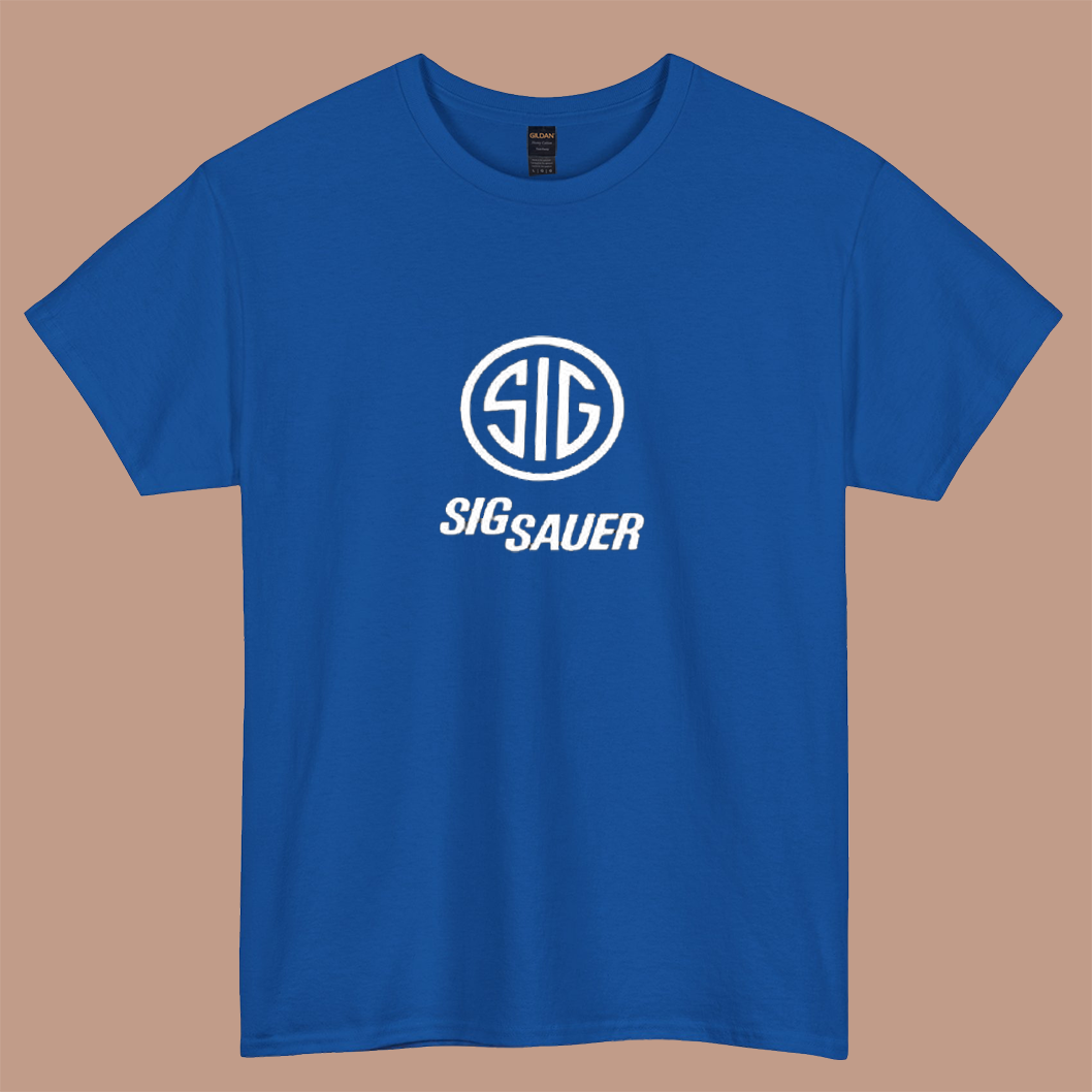 Sig Sauer logo short sleeve t shirt S-3XL -P