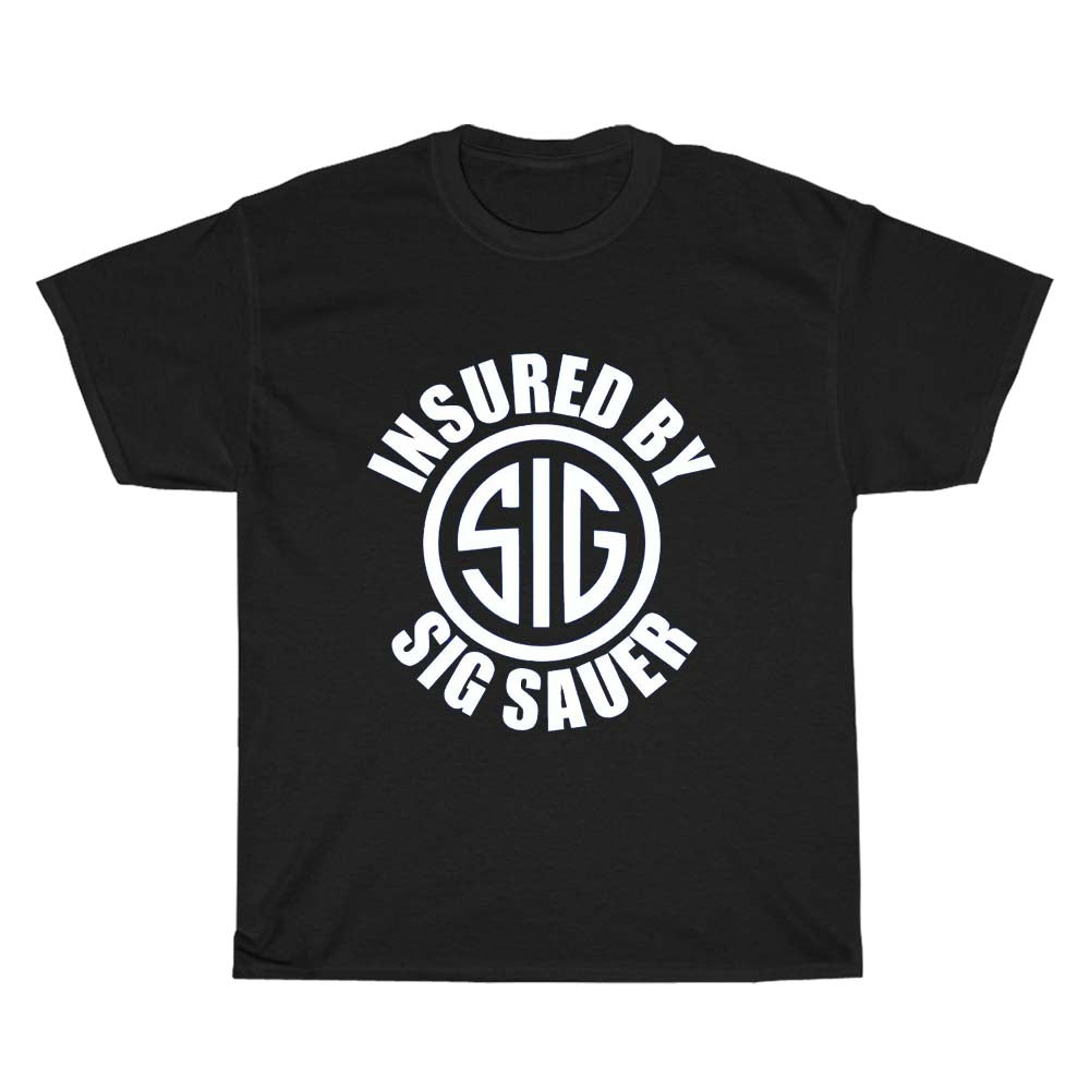 Sig Sauer Firearms Guns Logo Men's Unisex T Shirt Size S to 3XL