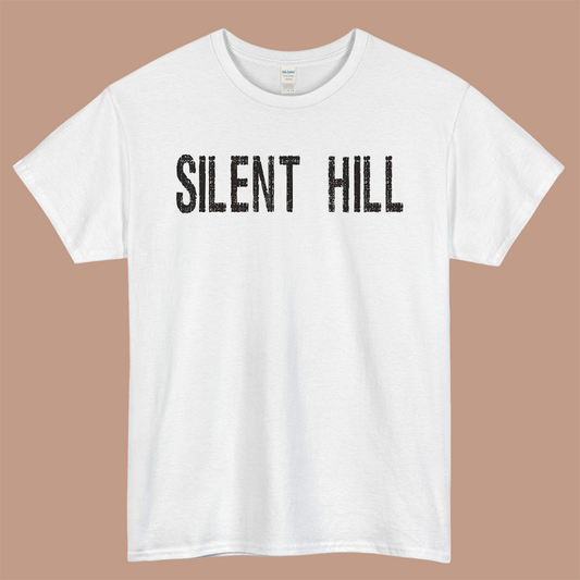 Silent Hill Logo Mens Unisex Short Sleeve White T-Shirt Size S-3XL