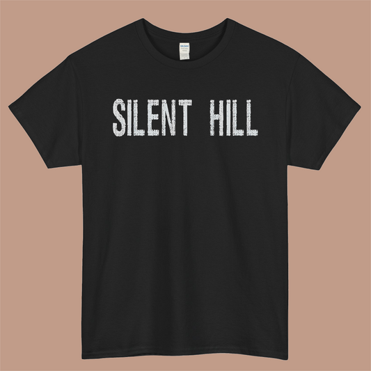 Silent Hill Logo Mens Unisex Short Sleeve Black T-Shirt Size S-3XL