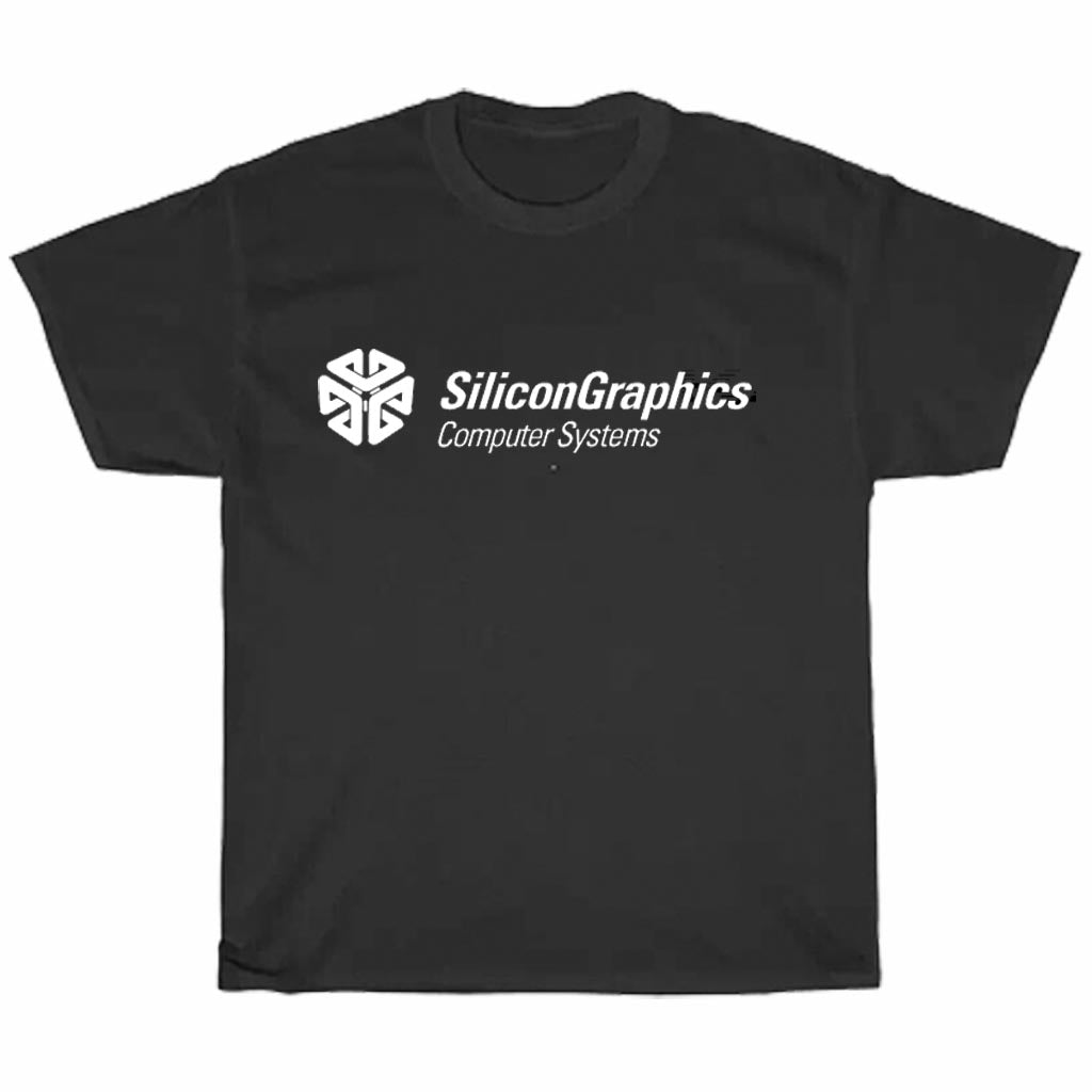 Silicon Graphics Computer System Logo Unisex Men's T Shirt Size S to 3XL