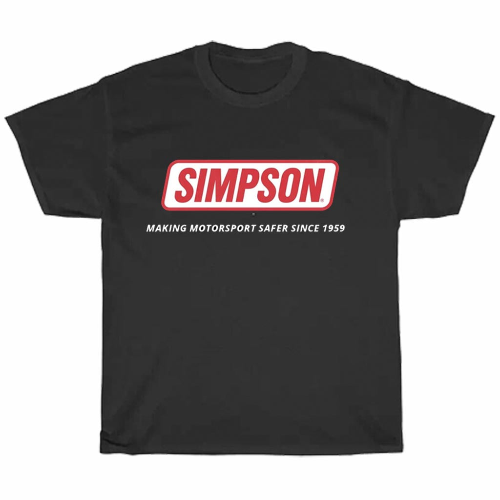 Simpson Racing Logo Unisex Men's T Shirt Size S to 3XL