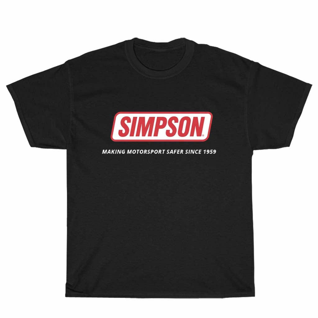 Simpson Racing Logo Men's Unisex T Shirt Size S to 3XL