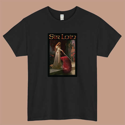 Sir Loin Steak Logo Mens Unisex Short Sleeve T-Shirt Size S-3XL - P