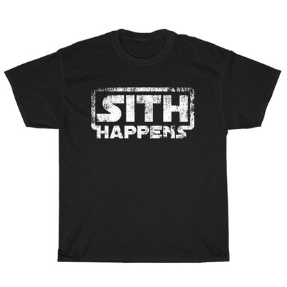 Sith Happens Logo Unisex Men's T Shirt Size S to 3XL