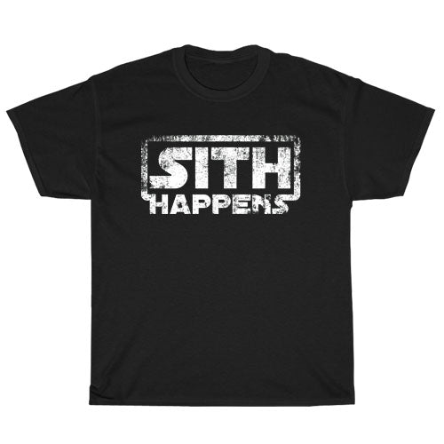 Sith Happens Logo Unisex Men's T Shirt Size S to 3XL