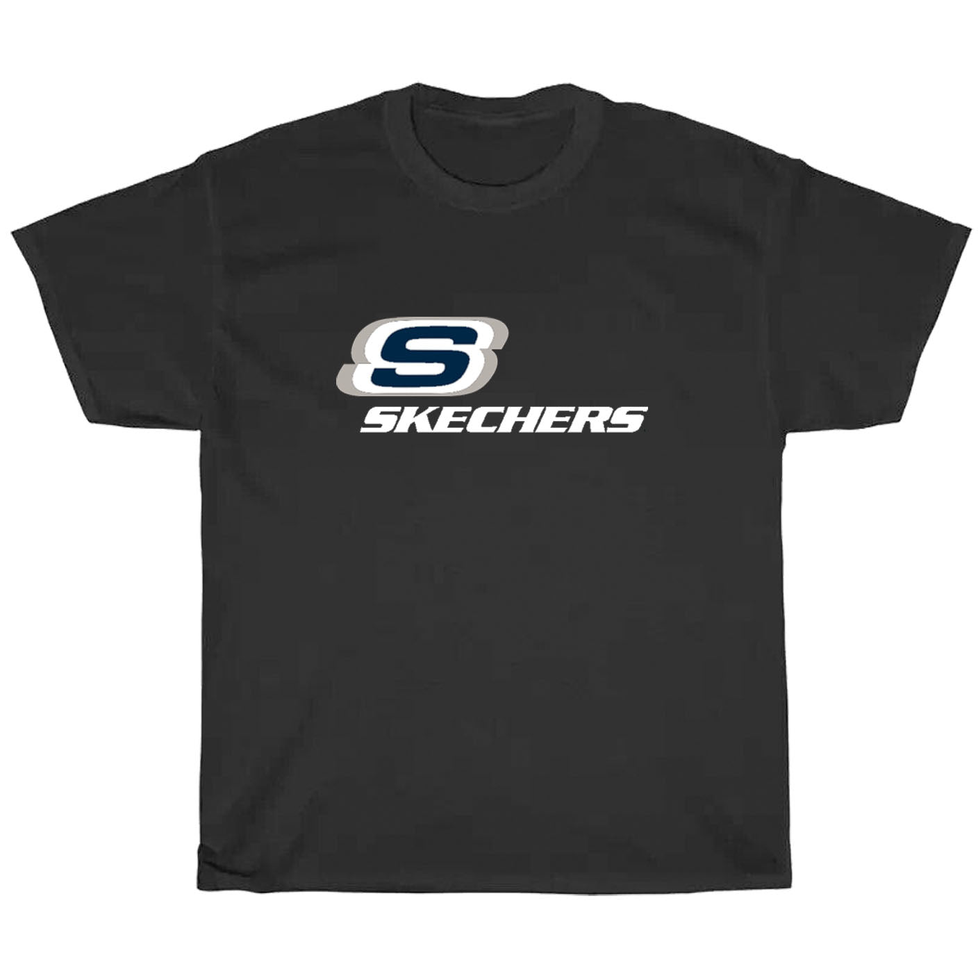 Skechers Logo Men's Unisex T Shirt Size S to 3XL
