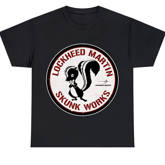 Skunk Works Lockheed Martin Logo Men's Unisex T Shirt Size S to 3XL