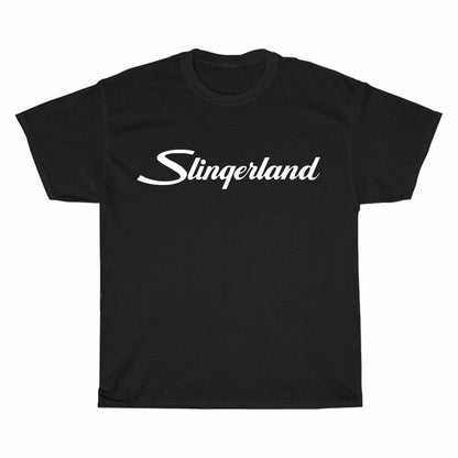 Slingerland Drums Drumhead logo  Men's Unisex T Shirt Size S to 3XL