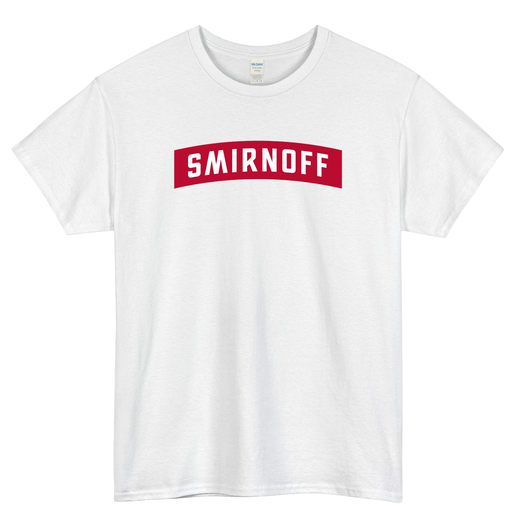 Smirnoff Vodka Logo Mens Unisex Short Sleeve T-Shirt Size S-3XL - P