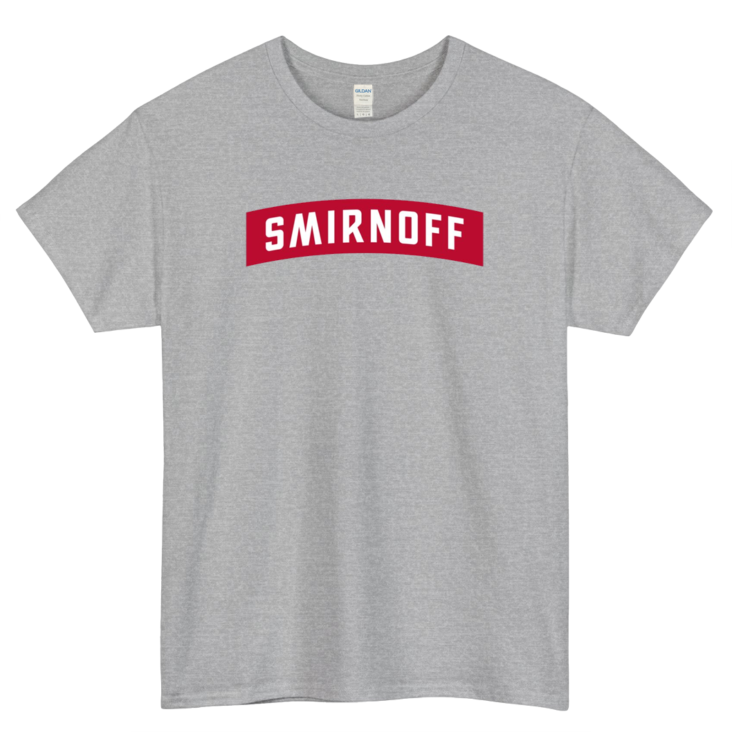 Smirnoff Vodka Logo Mens Unisex Short Sleeve T-Shirt Size S-3XL - P