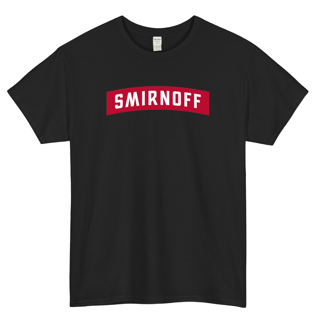 Smirnoff Vodka Logo Mens Unisex Short Sleeve T-Shirt Size S-3XL - P