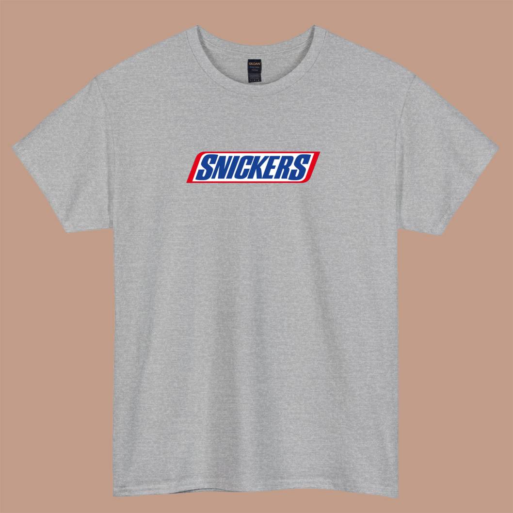 Snickers Logo short sleeve t shirt size S-3XL -P