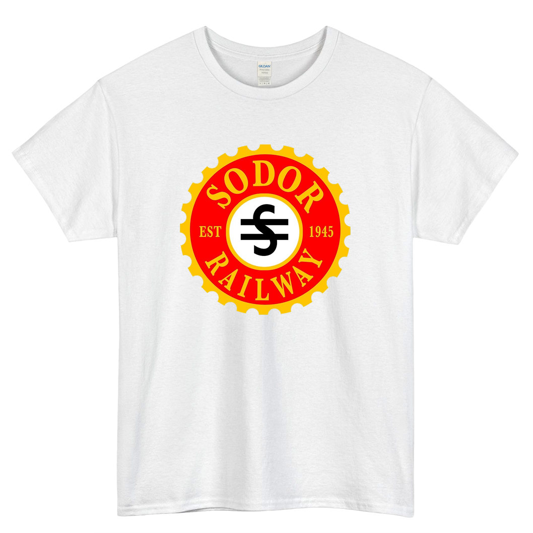 Sodor Railway Logo Mens Unisex Short Sleeve T-Shirt Size S-3XL - P
