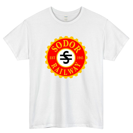 Sodor Railway Logo Mens Unisex Short Sleeve T-Shirt Size S-3XL - P