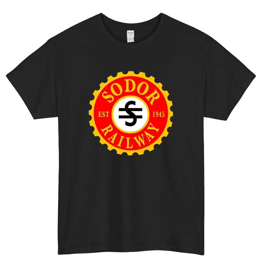 Sodor Railway Logo Mens Unisex Short Sleeve T-Shirt Size S-3XL - P