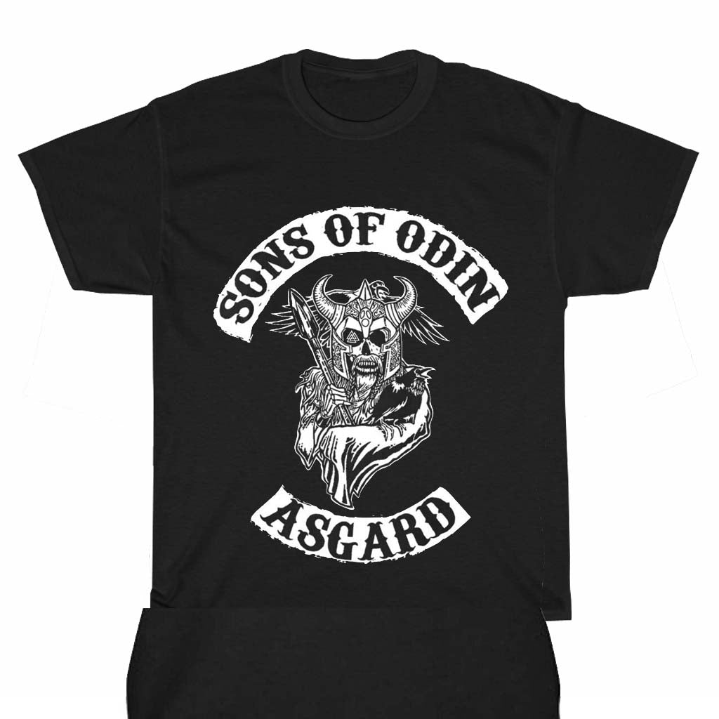 Sons Of Odin - Custom Logo Men's Unisex T Shirt Size S to 3XL