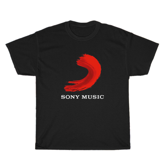 Sony Music Logo Men's Unisex T Shirt Size S to 3XL