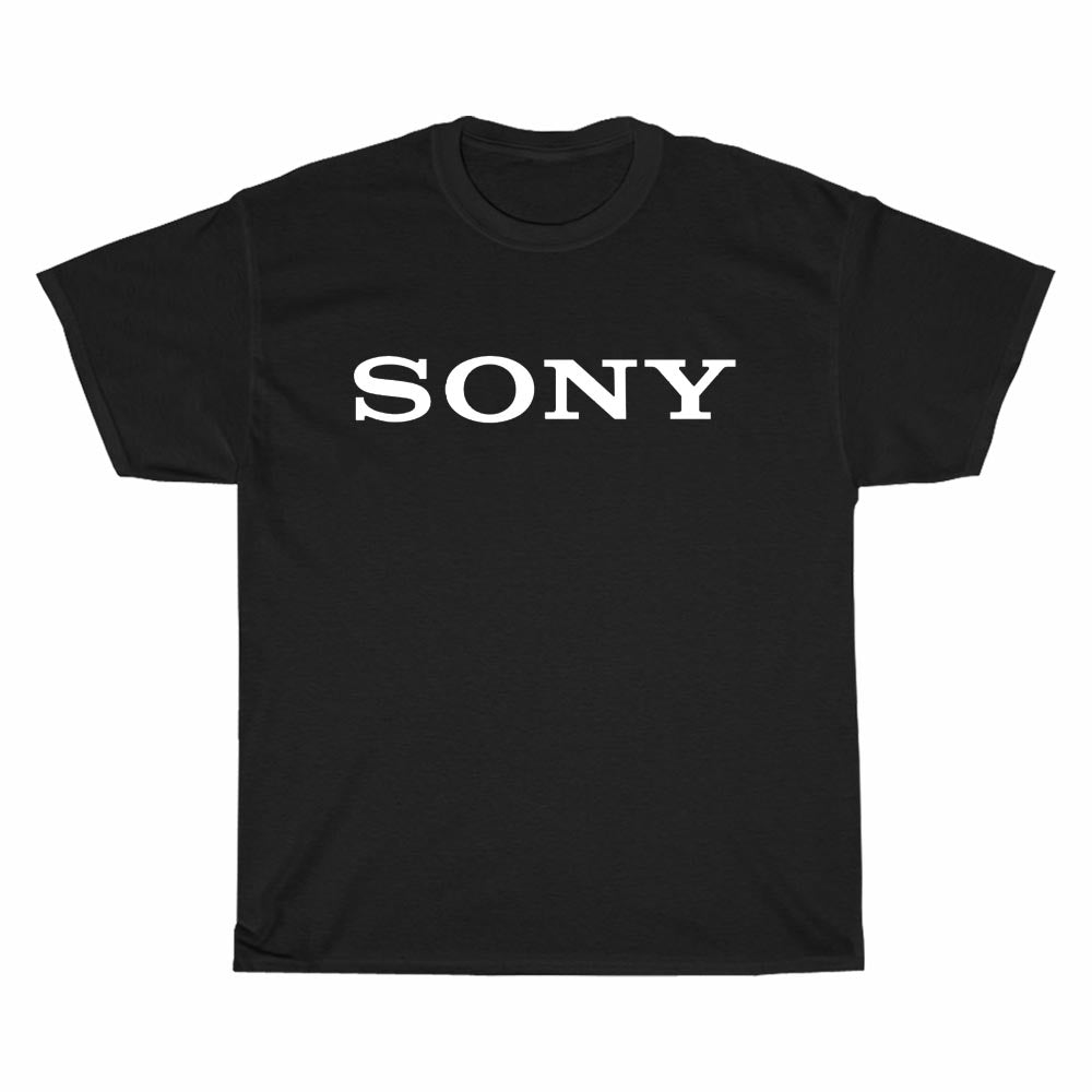 Sony logo Men's Unisex T Shirt Size S to 3XL