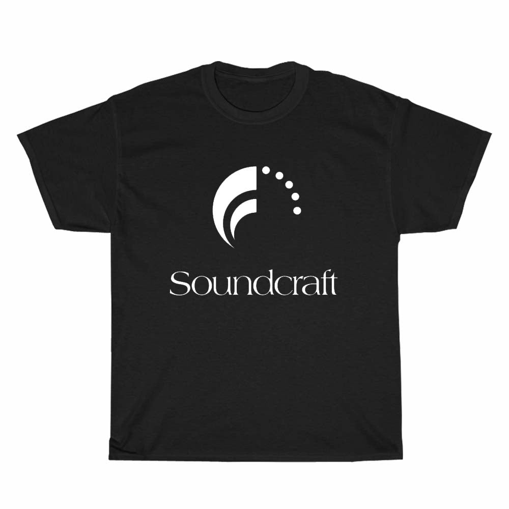 Soundcraft Audio Logo Men's Unisex T Shirt Size S to 3XL