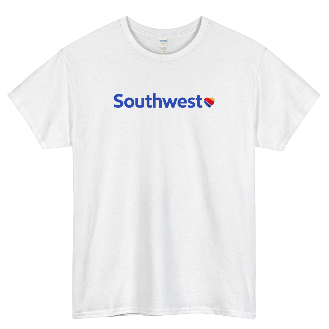 Southwest Airlines Logo Mens Unisex Short Sleeve T-Shirt Size S-3XL - P