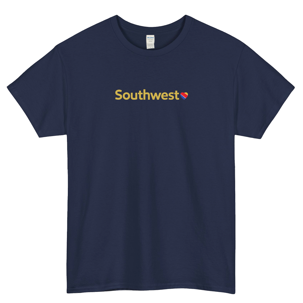 Southwest Airlines Logo  short SLEEVE T SHIRT -P