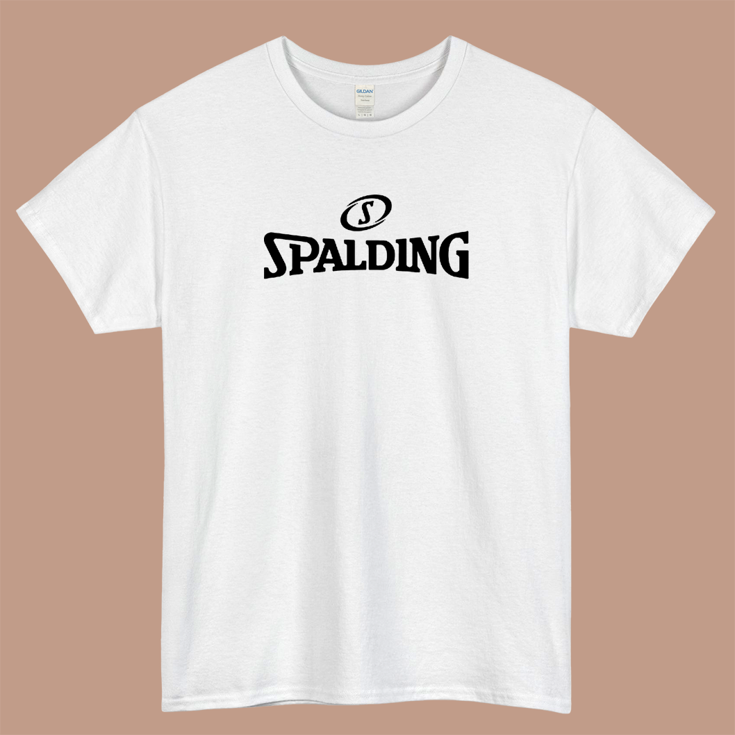 Spalding Logo Mens Unisex Short Sleeve T-Shirt Size S-3XL