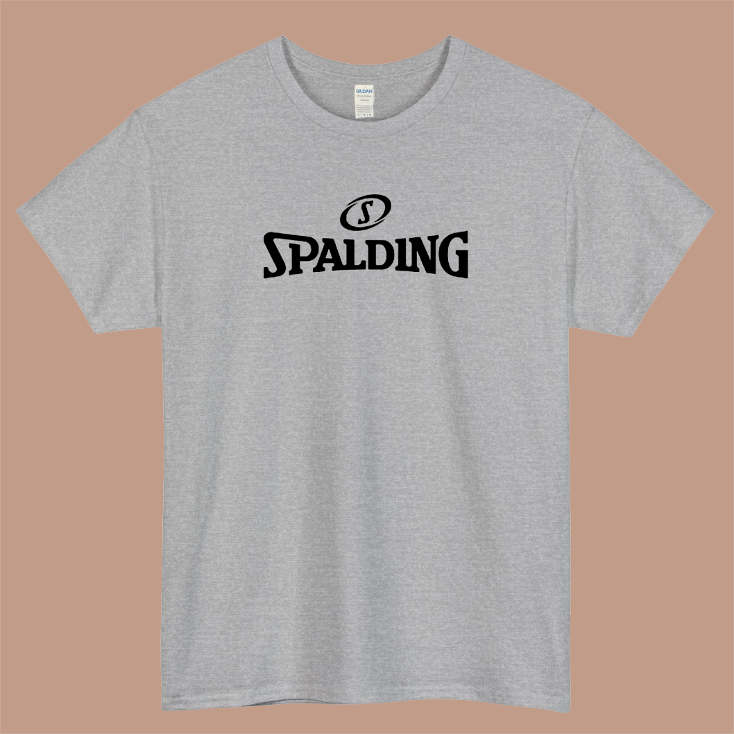 Spalding Logo Mens Unisex Short Sleeve T-Shirt Size S-3XL