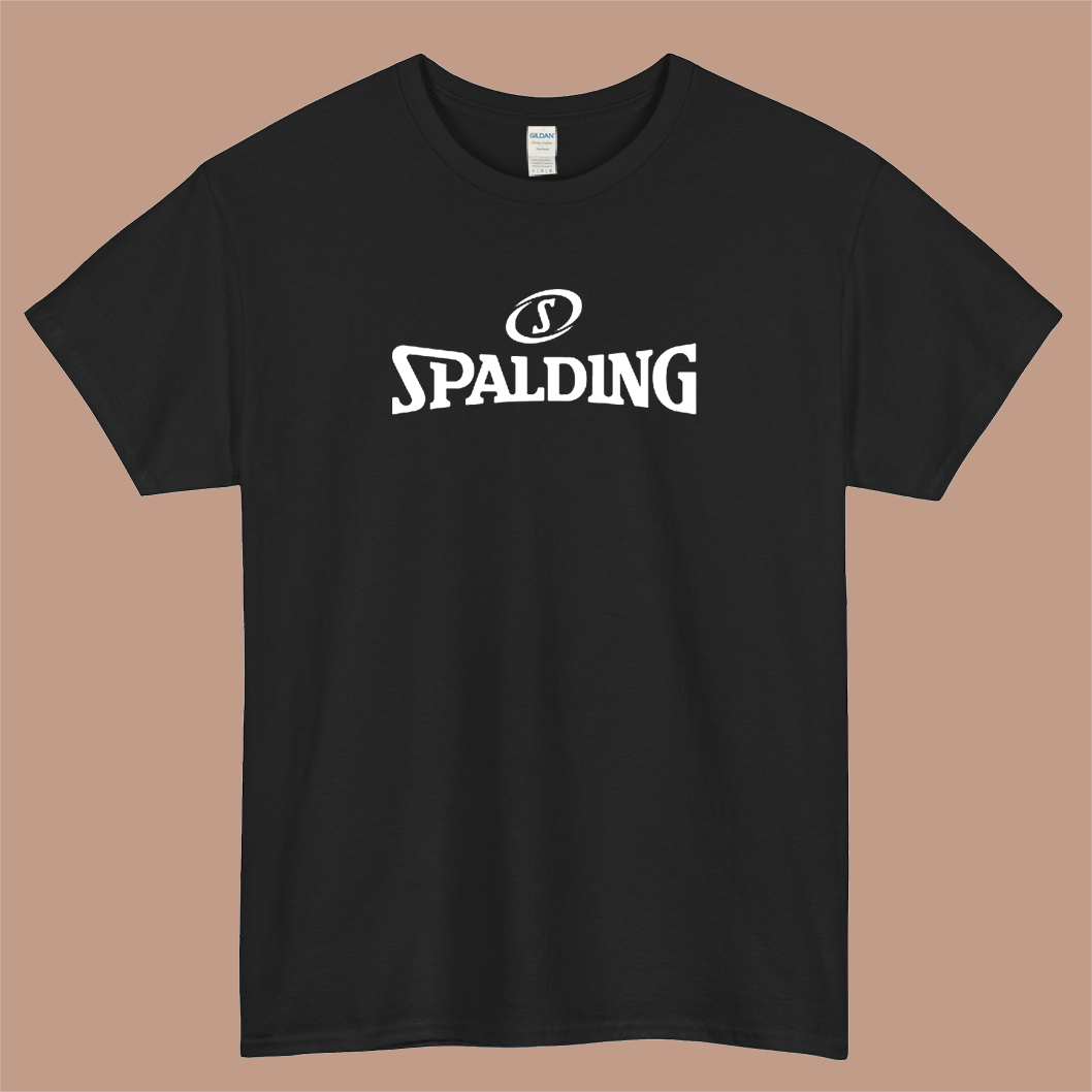 Spalding Logo Mens Unisex Short Sleeve T-Shirt Size S-3XL