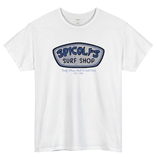 Spicoli's Surf Shop Logo Mens Unisex Short Sleeve T-Shirt Size S-3XL - P